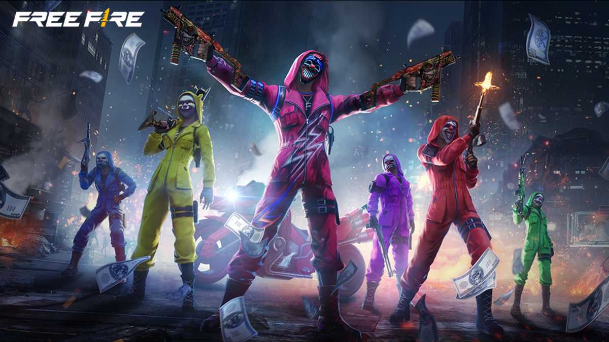 free fire criminal costumes