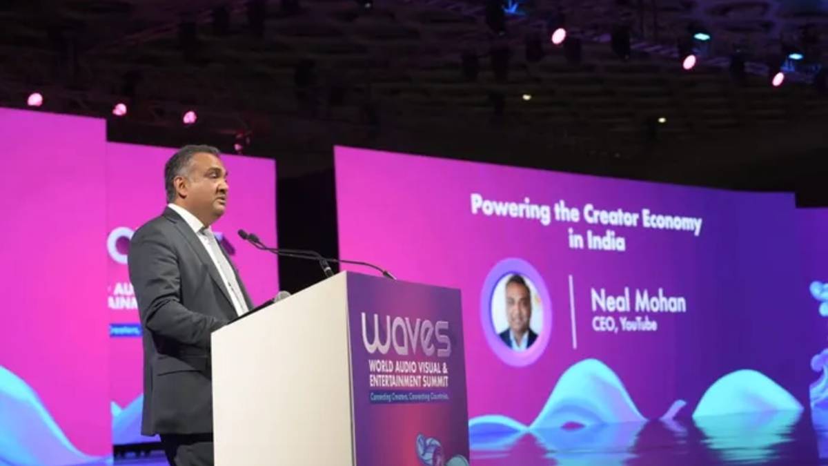 youtube ceo neal mohan at waves 2025 summit